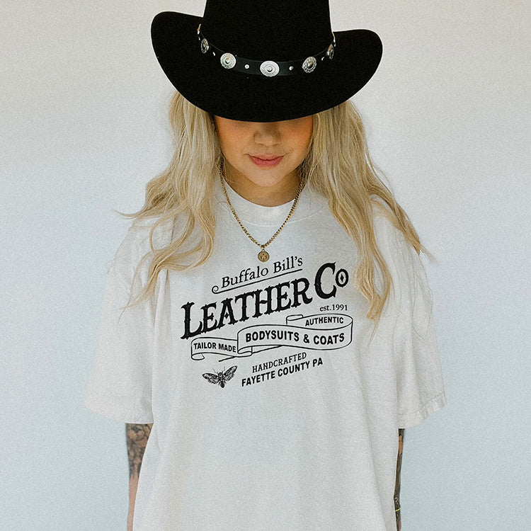 Buffalo Bill's Leather Co Heavyweight Tee - Final Sale