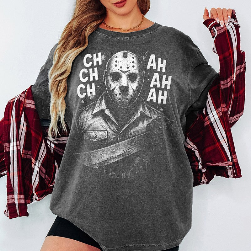CH CH CH AH AH AH Jason Tee – Funny Friday the 13th Halloween Shirt