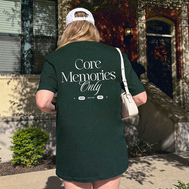 Core Memories Only Tee – Nostalgic Heavyweight Graphic T-Shirt