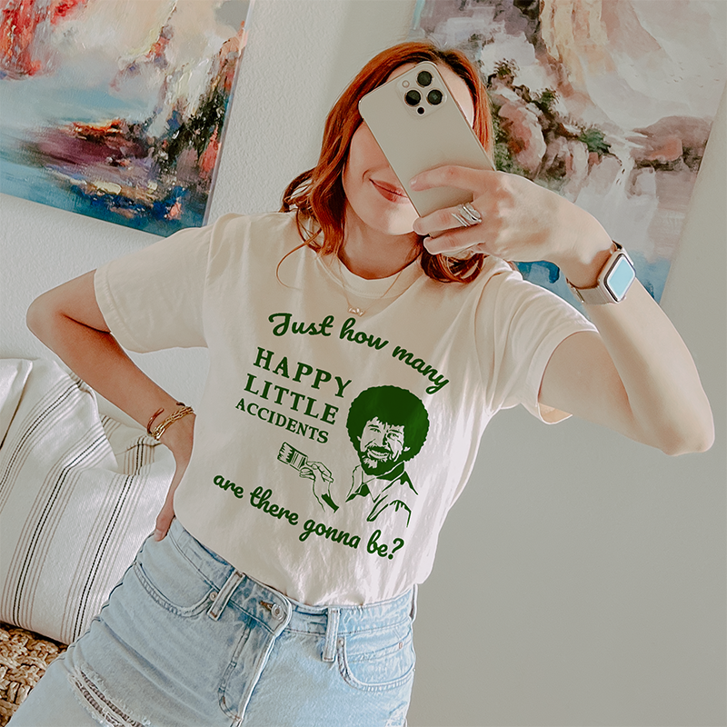 Happy Little Accidents Heavyweight Tee