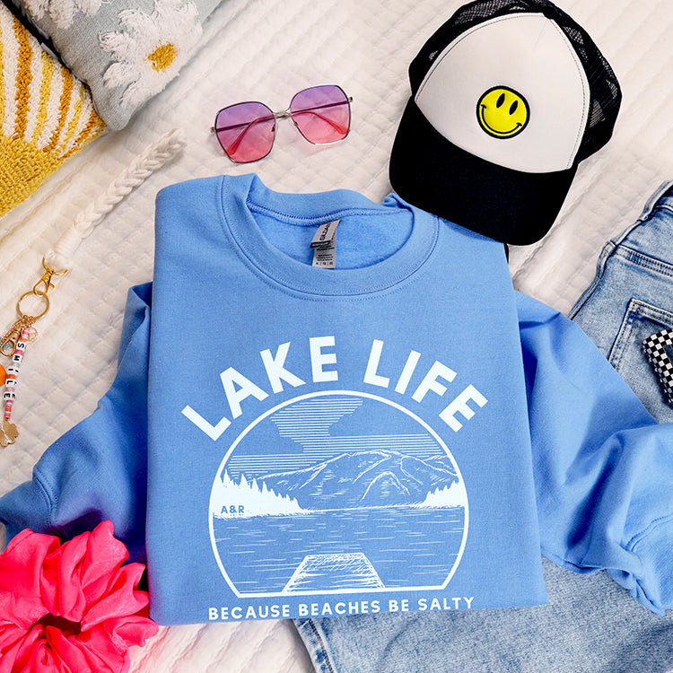 Lake Life Crewneck Sweatshirt (Wholesale)