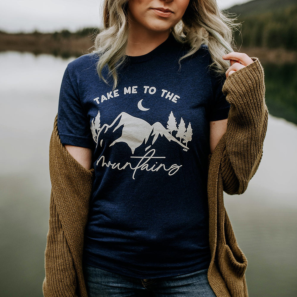 Take Me To The Mountains Lightweight Tee - Final Sale