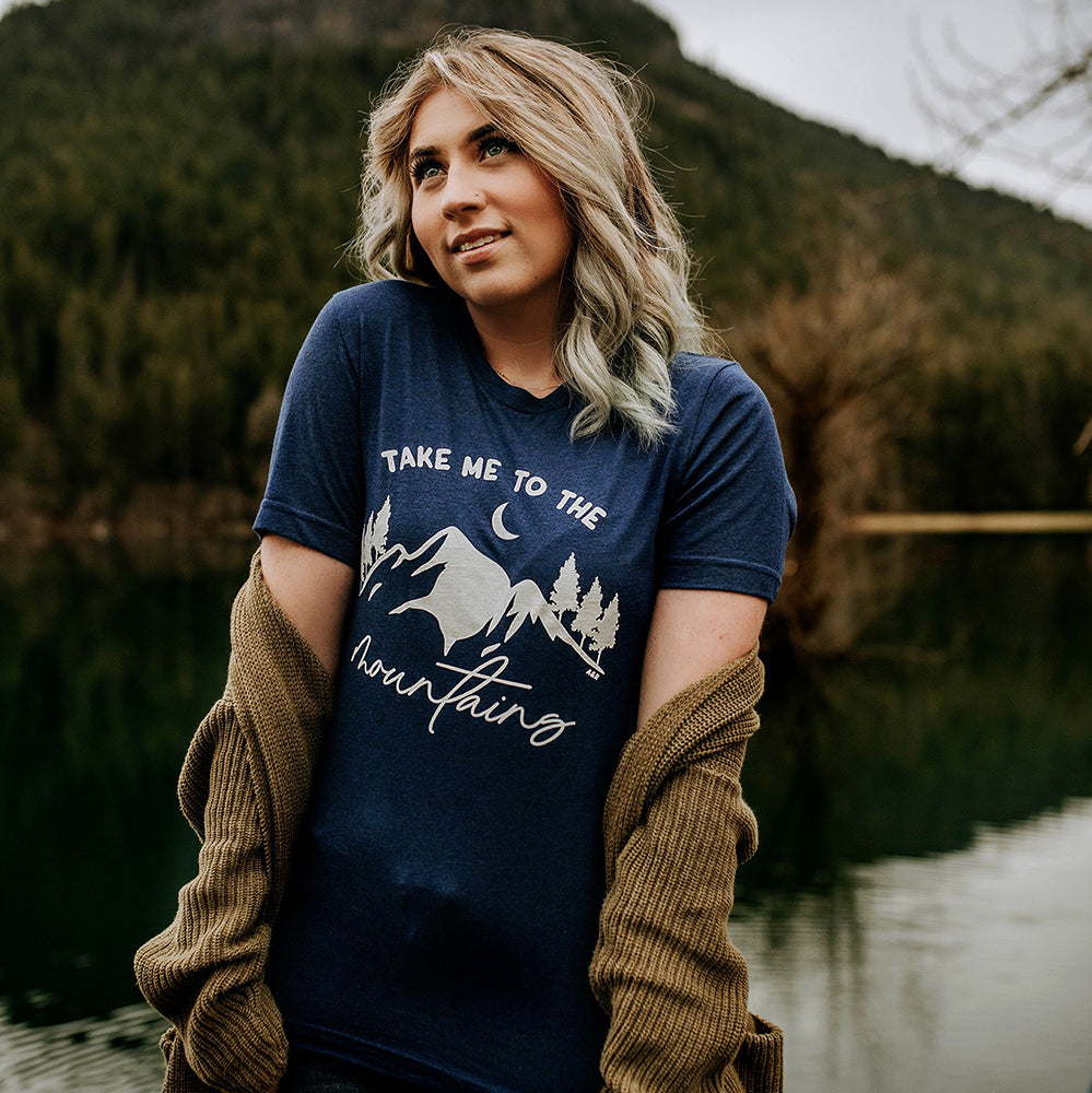 Take Me To The Mountains Lightweight Tee - Final Sale