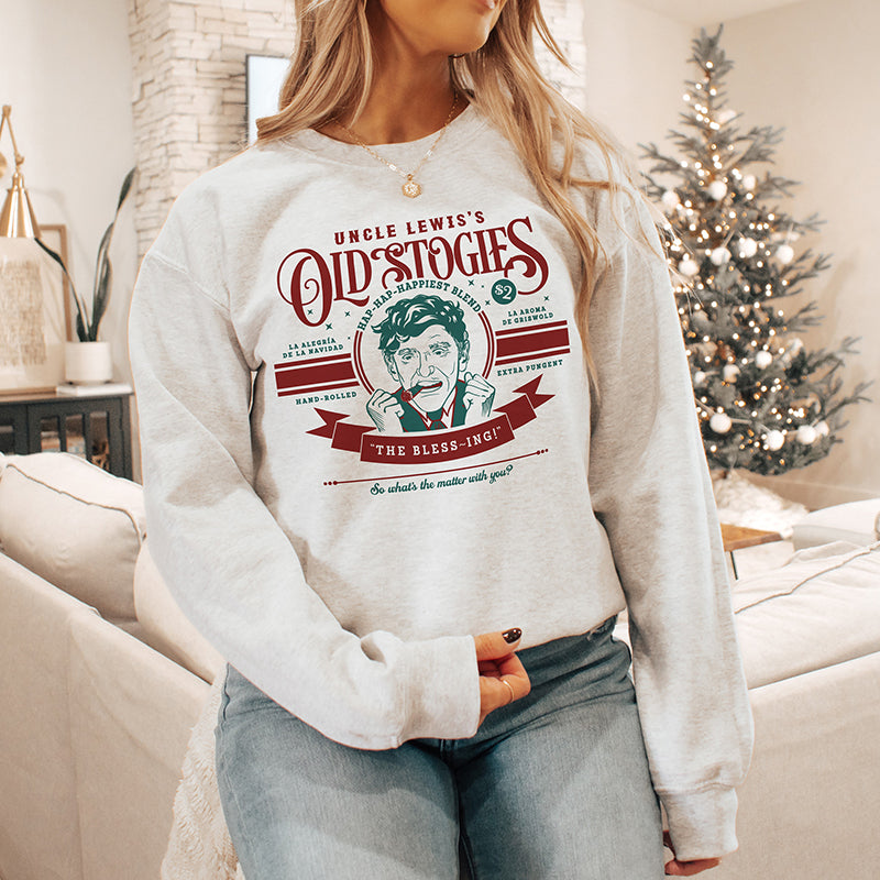 Uncle Lewis's Stogies Holiday Crewneck