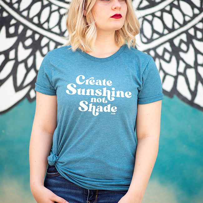 Create Sunshine Not Shade Graphic Tee (Wholesale)