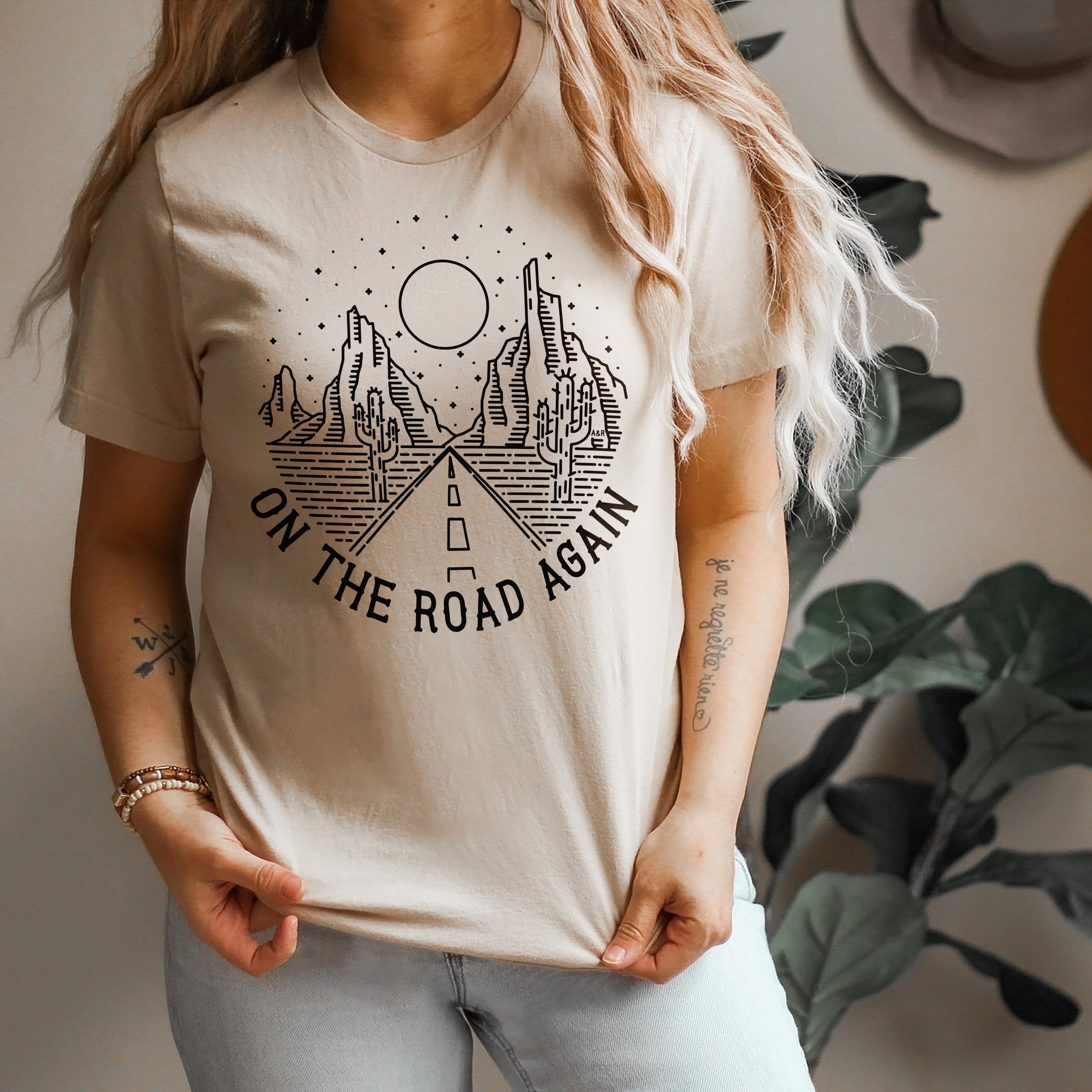 On The Road Again Road Trip Graphic Tee (Wholesale)