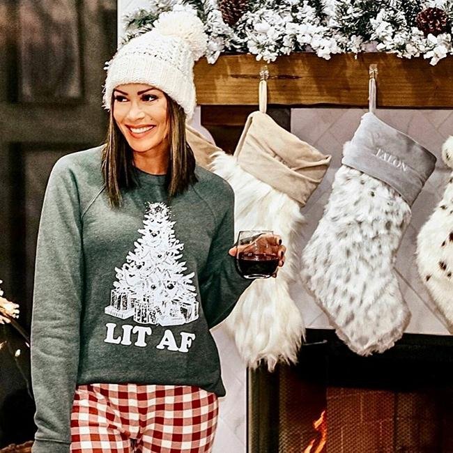 Lit AF Sweatshirt - Alley & Rae Apparel