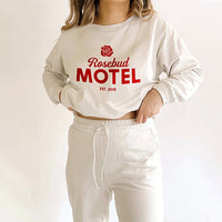 Rosebud Motel Crewneck Sweatshirt - Alley & Rae Apparel