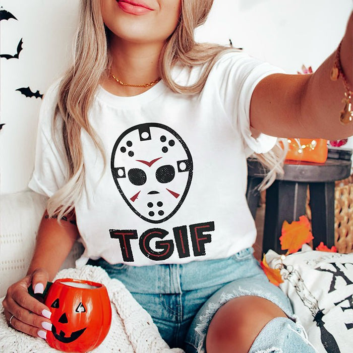 TGIF Lightweight Halloween Tee - Alley & Rae Apparel