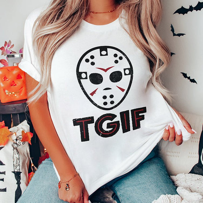 TGIF Lightweight Halloween Tee - Alley & Rae Apparel